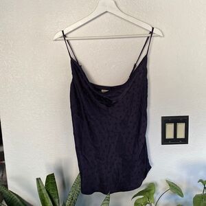 LoveStitch Blue Cowl Neck Blouse